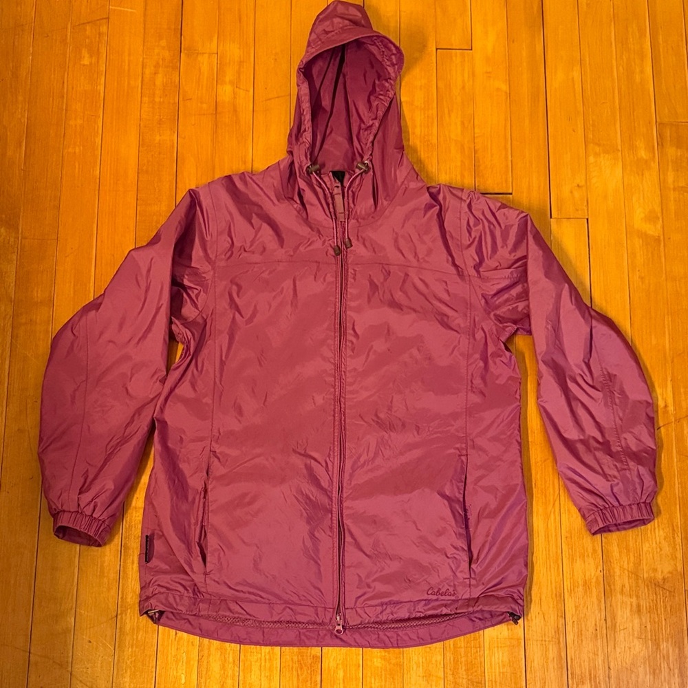 Cabela's Women's Purple Rain Jacket Small Outdoor Packable
